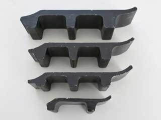 Hot Rolled Triple Grouser Track Shoes For Excavator 203x11x28b